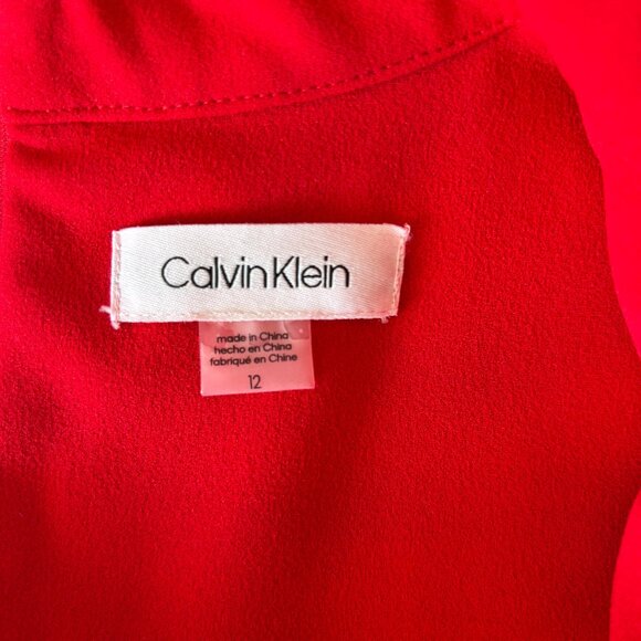 Calvin Klein Red Gress - Picture 5 of 5